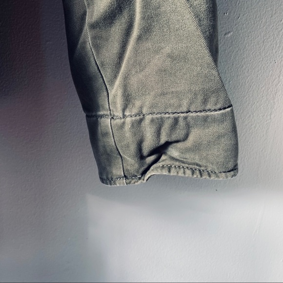 ABERCROMBIE KIDS military green jacket size XL - Picture 3 of 15